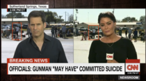 CNN anchors literally standing right next to each other