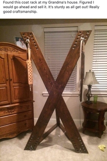 Coat rack for sale Facebook advertisement