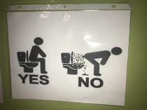 Coffee shop bathroom signcan only imagine what happened to prompt this sign