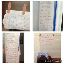 Compilation of love notes to my family