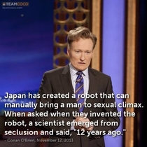 Conan on a new Japanese invention