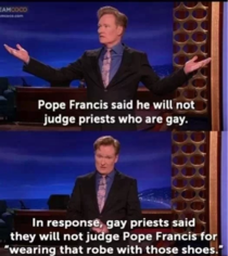 Conan on the Pope