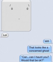 Concerned ghost