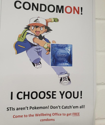 Condomon I choose you