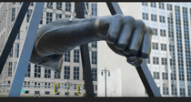 Contribution for city sculpturesmonuments I give you The Fist Welcome to Detroit Cost 