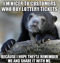 Convenience store confession