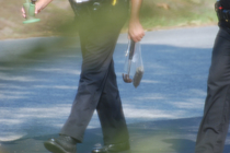 Cops leaving the neighbors house this afternoon