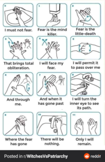Coronavirus hand washing technique