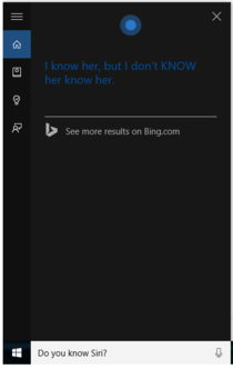 Cortana knows Siri
