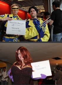 Cosplayers reveal their real job