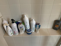 Couldnt help but notice a subtle difference between my wife and myself this morning while showering