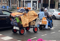 Couple on holiday in the Netherlands They were enjoying themselves it made me happy so thought I would share