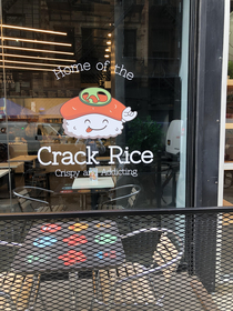 Crack rice crispy and addicting