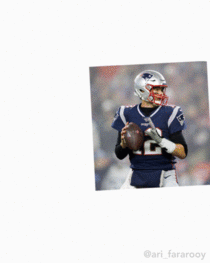 Created this loop using  photos I found online of Tom Brady and Gronk 