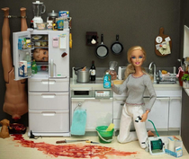 Crime Scene Barbie Ken Not Included