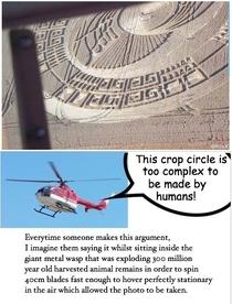 Crop Circles vs Helicopters