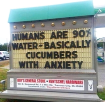 Cucumbers with anxiety
