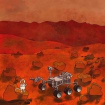Curiosity killed the cat celebrating perseverances landing on Mars