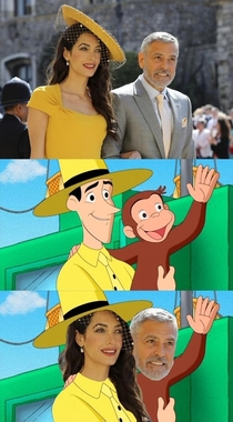 Curious George Clooney association about the Royal Wedding that no one has made