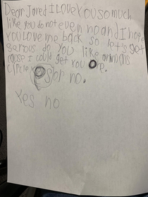 Cute and hilarious note from my friends  year old