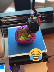 D printing cruel Easter present My dads idea