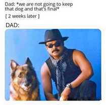 Dad and dog
