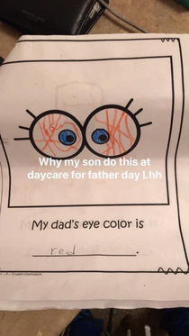 Dads Eye Color