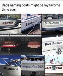 Dads naming boats