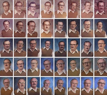 Dale Irby a teacher with a great sense of humor who wore the same outfit for the yearbook photo  years in a row