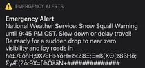 Damn didnt know we get snow in hell