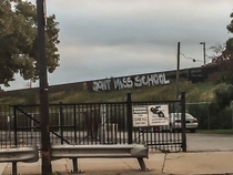 Damn kids and their gang graffiti