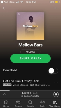 Damn that first song be mellow af