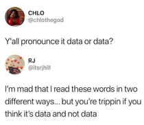 Data or Data 