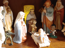 Day  of sneaking things into the nativity scene until someone notices- nobody has said anything and honestly Im shocked