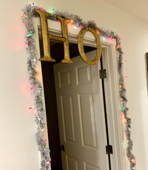 Decided to decorate my sisters room before she comes home for the holidays I hope she likes it