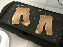 Decided to make some pantcakes for my kids this morning