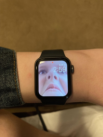 Decided to put my ugly mug on my apple watch