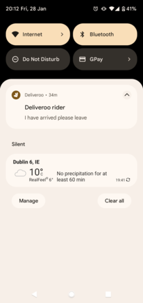 Deliveroo driver demands my home as payment