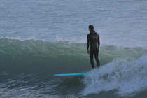 Depressed surfer