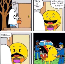 Despite trying to live a normal suburban life Pac-Man could not put his traumatic past behind him