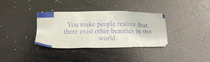 Did a fortune cookie just call me ugly