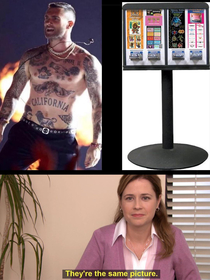 Did anyone else think Adam Levine looked like a K-Mart tattoo vending machine