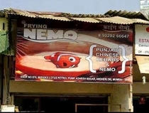 Didnt know Nemo made it to IndiaOops