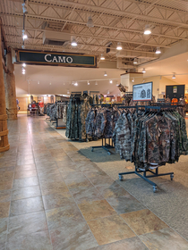 Didnt realize Cabelas got hit so hard by the pandemic this entire section of their store is completely empty Very sad to see this