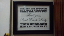 Digging the framed motivational quote theme this one hangs in my kitchen
