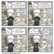 Digital Artist in Art Shop