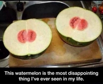 Disappointing watermelon