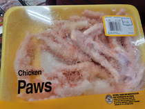 Discovered while browsing the meat freezer I will never see chickens the same
