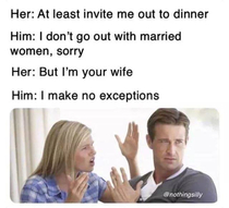 Do not ask a married women out Respect whamen