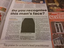 Do you recognise this mans face